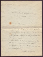 Lettre De Remerciements Manuscrite, Saint-Amand, 1940 - Manuscritos