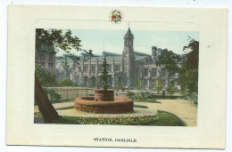 Railway  Postcard Station Carlisle Unused Cumbria - Gares - Sans Trains