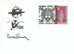 SC 42 - 748 Scout AUSTRIA - Cover - Used - 1988 - Lettres & Documents