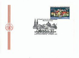 SC 42 - 779 Scout AUSTRIA - Cover - Used - 1991 - Storia Postale
