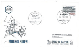 SC 42 - 1204 Scout DENMARK - Cover - Used - 1980 - Cartas & Documentos