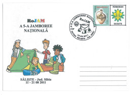 SC 42 - 1297 Scout ROMANIA, National Jamboree - Cover - Used - 2011 - Briefe U. Dokumente