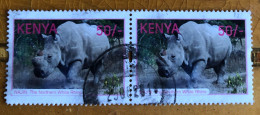 Kenya 2017 Rino 50SH Pair Fine Used - Kenya (1963-...)