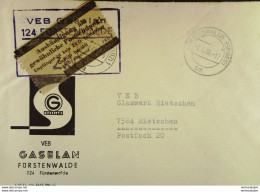 DDR: ZKD-Fern-Brf Mit ZKD-K-St. U Fahlbr. Aufkleber "Aushändigung Als Gew. Postsendung!" Fürstenwalde 1.4.66 Knr: ZKD 7 - Covers & Documents