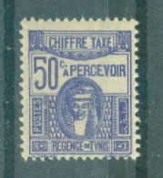 TUNISIE - CHIFFRE TAXE - N°60** MNH SCAN DU VERSO. Type De 1923-29. - Neufs