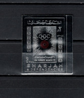 Sharjah 1971 Olympic Games Munich Silver Stamp Imperf. MNH - Verano 1972: Munich