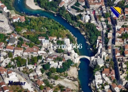 Bosnia And Herzegovina Mostar Aerial View UNESCO New Postcard - Bosnie-Herzegovine