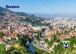 Bosnia And Herzegovina Sarajevo Aerial View New Postcard - Bosnie-Herzegovine