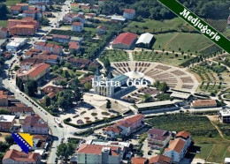 Bosnia And Herzegovina Medjugorje Aerial View New Postcard - Bosnie-Herzegovine