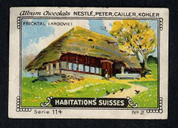 Nestlé - 114 - Habitations Suisses, Swiss Houses, Schweizer Häuser - 2 - Fricktal Argovie - Nestlé