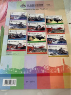 Hong Kong Stamp MNH Sheet Helicopters 2019 - Briefe U. Dokumente