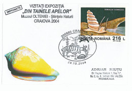 COV 28 - 144 SHELLS, Romania - Cover - Used - 2004 - Conchas