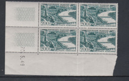 France P. A. N° 25 XX Bordeaux En Bloc De 4 Coin Daté Du 20 . 5  . 49 ;  Sans Charnière, TB - Poste Aérienne