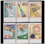 Vietnam MNH Imperf Stamps 1980 : Intercosmos - Soviet - Viet Nam Space Flight (Ms365) - Vietnam