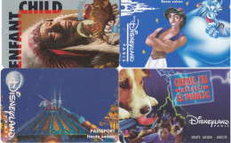 Lot De 4 Passeports Disney (utilisés) - Passeports Disney