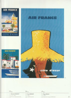 Pages Du Livre "AFFICHES D'AZUR" Alpes Maritimes  ( Recto Verso, Pages 35/36 ) Air France - Côte D'Azur - Afiches