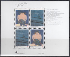 AZOREN  Block 13, Postfrisch **, Europa CEPT: Zeitgenössische Kunst, 1993 - Azoren