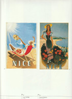 Pages Du Livre "AFFICHES D'AZUR" Alpes Maritimes  ( Recto Verso, Pages 51/52 ) NICE - Afiches