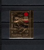 Fujeira 1971 Olympic Games Sapporo Gold Stamp MNH - Hiver 1972: Sapporo