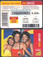 Tc018 DR CONGO, Celtel, Three Ladies, 500 Unités, Used - Congo