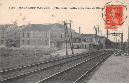 92.AM17771.Vanves Malakoff.N°3486.Usine De Caïffa Et Ligne De Chemin De Fer - Vanves