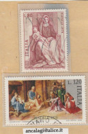 USATI ITALIA 1978 - Ref.0400A "NATALE" Serie Di 2 Val. - - 1971-80: Used