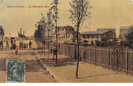 92 - N°74568 - GENNEVILLIERS - La Nouvelle Gare - Carte Toilée - Gennevilliers