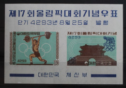 Korea Block 148 Mit 607-308 Postfrisch #SS847 - Corée Du Sud