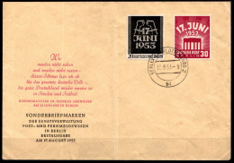 Berlin FDC 110-111 Gestempelt Gefaltet! #GU316 - Altri & Non Classificati