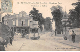 93 - NEUILLY PLAISANCE - SAN42760 - Entrée Du Pays - Avenue De La Station - Neuilly Plaisance