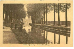 93.SEVRAN.LE CANAL DE L'OURCQ.PECHEUR - Sevran