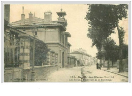 93.NEUILLY SUR MARNE.LES ECOLES BOULEVARD DE LA REPUBLIQUE - Neuilly Sur Marne