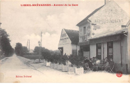 94 .n°106796 .  Limeil Brevannes .cafe Restaurant .avenue De La Gare . - Limeil Brevannes