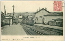 94.ARCUEIL-CACHAN.n°16035.LA GARE.TRAIN - Arcueil