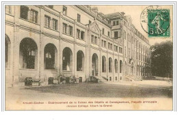 94.ARCUEIL-CACHAN.ETABLIS SEMENT DE LA CAISSE DES DEPOTS ET CONSIGNATIONS, FACADE PRINCIPALE (ANCIEN COLLEGE ALBERT LE G - Arcueil