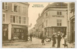 88.RAMBERVILLERS.RUE DU MARECHAL FOCH.IMPRIMERIE.PHARMACIE - Rambervillers