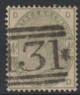 GB Scott 103 - SG192, 1883 Victoria 4d Used - Used Stamps