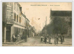 89.AILLANT SUR THOLON.ROUTE D'AUXERRE.HOTEL.TACHE - Aillant Sur Tholon