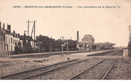 89 .n°110498 .  Briennon Sur Armancon . Vue Interieur De La Gare . - Brienon Sur Armancon