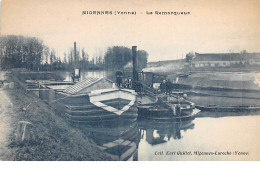 89 . N°51546 . Migennes . Le Remorqueur . Peniche . En L Etat - Migennes