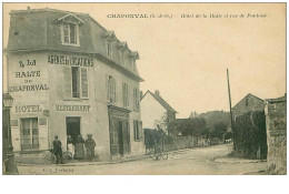 95 . N°38043.chaponval.hotel De La Halte Et Rue De Pontoise - Auvers Sur Oise