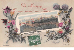 95 - N°151010 - Montigny-lès-cormeilles - De ... Je Vous Envoie Ces Fleurs - Vue Panoramique - Montigny Les Cormeilles