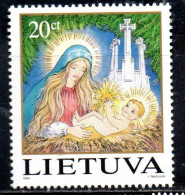 LITHUANIA LITUANIA LIETUVA 1994 CHRISTMAS NATALE NOEL WEIHNACHTEN NAVIDAD 20c MNH - Litauen