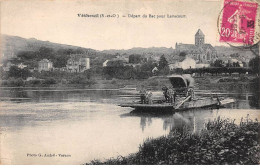 95 - VETHEUIL - SAN27478 - Départ Du Bac Pour Lavacourt - Vetheuil