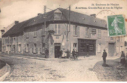 95 - AVERNES - SAN32790 - Grande Rue Et Rue De L'Eglise - Avernes