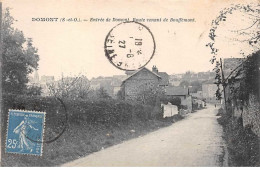 95. N°104125 .domont .entree De Domont .route Venant De Bouffemont  . - Domont