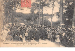 95. N°54299.BEZONS.inauguration De La Crèche Du Val Notre Dame.par M Berteaux.Ministre De La Guerre - Bezons