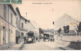 95. N°54296.CHAMPAGNE. La Rue D'aire.voiture Livraison.bon Marché - Champagne Sur Oise