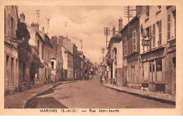 95 . N°101374  .marines .rue Jean Jaures . - Marines