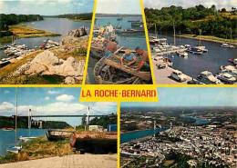 56 - La Roche Bernard - Multivues - Bateaux - Automobiles - Pecheurs - Flamme Postale - CPM - Voir Scans Recto-Verso - La Roche-Bernard